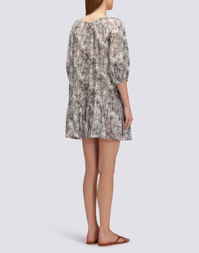 FLEUR DE JOIE PRINT SHORT DRESS