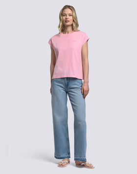 T-SHIRT FEMME AVEC IMPRIMÉ DÉGRADÉ