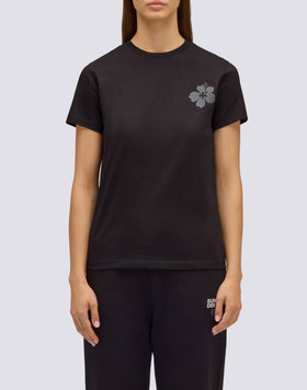 CAMISETA DE MUJER REGULAR FIT CON FLOR