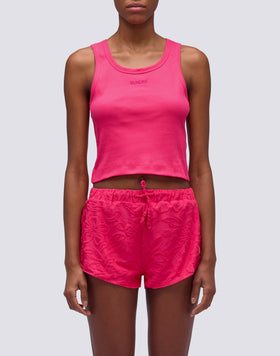 CROP TOP CON LOGOTIPO BORDADO