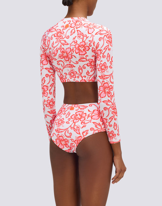 IPANEMA - SLIP DE BIKINI À TAILLE HAUTE IMPRIMÉ SK23