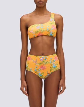 IPANEMA - HIGH-WAISTED SWEET PARROT PRINT CULOTTE BOTTOMS
