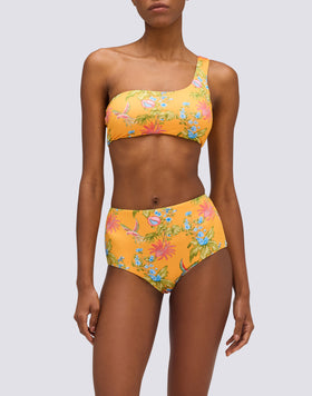 IPANEMA - HIGH-WAISTED SWEET PARROT PRINT CULOTTE BOTTOMS