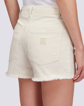GARMENT DYED BULL COTTON SHORTS