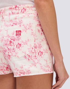 ROSE DE JOIE PATTERNED WOMEN'S SHORTS