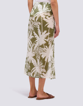 PAREO WITH TROPIC SAVANNAH PRINT