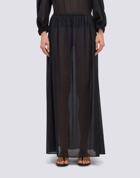 GONNA LUNGA IN VOILE DI COTONE
