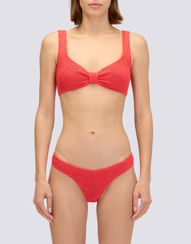 TOP BRALETTE IN TESSUTO GOFFRATO