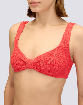 TOP BRALETTE IN TESSUTO GOFFRATO