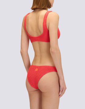 TOP BRALETTE IN TESSUTO GOFFRATO