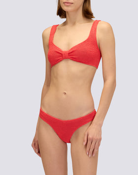 TOP BRALETTE IN TESSUTO GOFFRATO