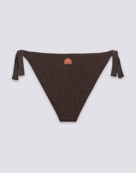BEA - SLIP DE BIKINI AVEC CÔTES RÉGLABLES EN LUREX
