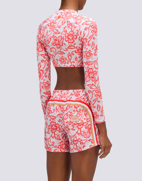 COAST - SHORT DE BAIN REPREVE® AVEC IMPRIMÉ HIBISCUS SK23