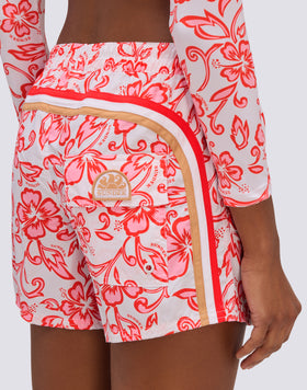 COAST - SHORT DE BAIN REPREVE® AVEC IMPRIMÉ HIBISCUS SK23