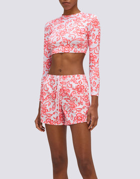 COAST - SHORT DE BAIN REPREVE® AVEC IMPRIMÉ HIBISCUS SK23