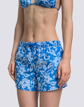 COAST - PANTALONCINO MARE REPREVE® CON STAMPA HIBISCUS SK23
