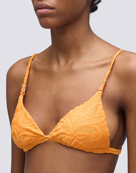 ANDRESS - JACQUARD TERRY BRALETTE TOP SK23