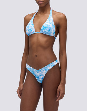 LOREN - FLEUR DE JOIE HIGH-WAISTED BIKINI