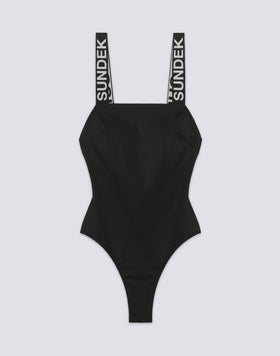MAILLOT DE BAIN UNE PIÈCE ÉLASTIQUE AVEC LOGO MARYLIN