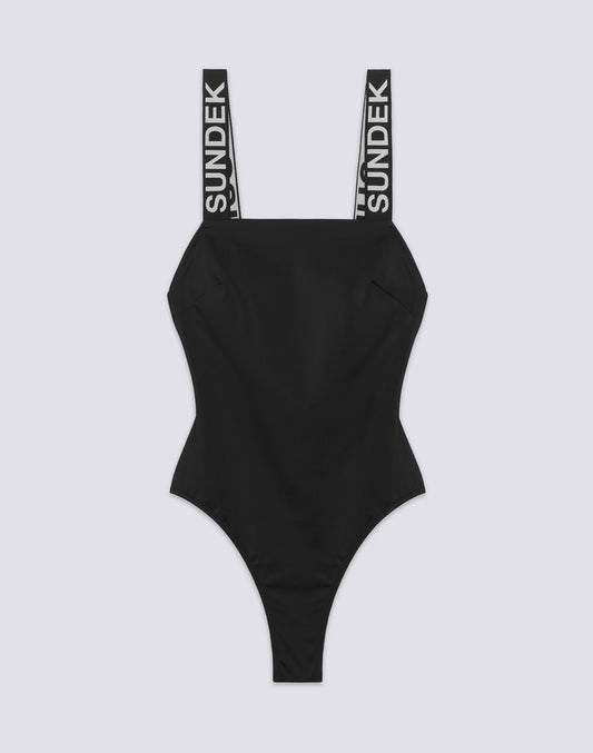 MAILLOT DE BAIN UNE PIÈCE ÉLASTIQUE AVEC LOGO MARYLIN