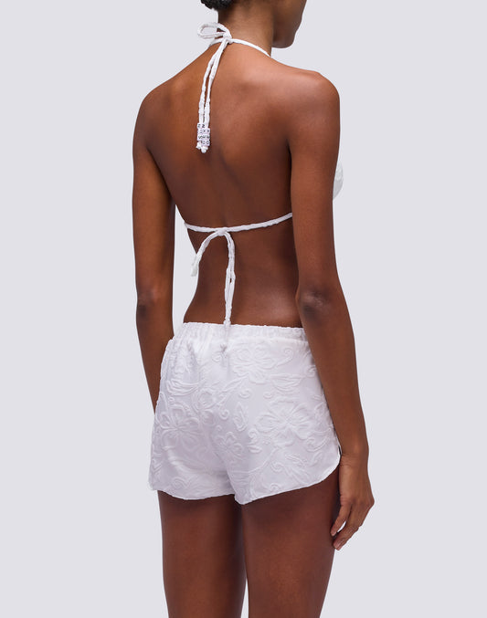 JACQUARD TERRY SHORTS WITH SK23 PATTERN