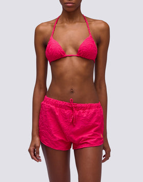 JACQUARD TERRY SHORTS WITH SK23 PATTERN