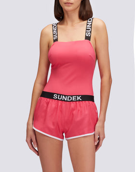 LULIN - MAILLOT DE BAIN SHORT À TAILLE ÉLASTIQUE