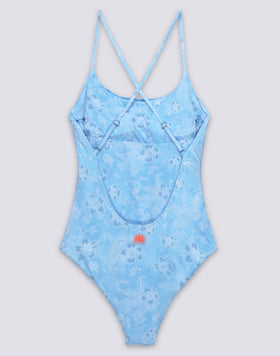 BAÑADOR ENTERO CON ESTAMPADO HIBI PAISLEY BANDANA
