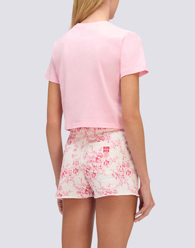 T-SHIRT DONNA CROPPED VINTAGE WASH