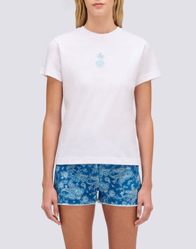 CAMISETA DE MUJER CON ESTAMPADO GOOD VIBES ONLY