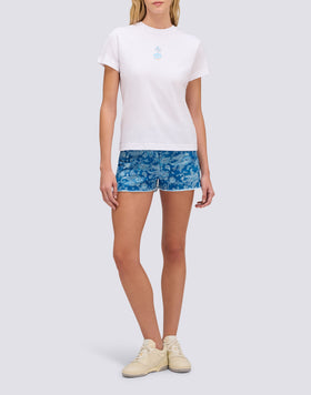 CAMISETA DE MUJER CON ESTAMPADO GOOD VIBES ONLY