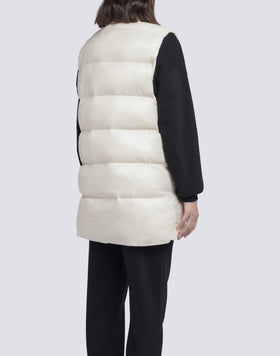 STAND UP COLLAR PUFFED VEST