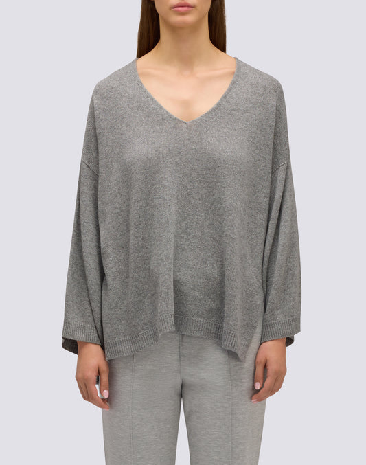 PULL EN LAINE COL V FEMME