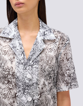 CAMICIA DONNA STAMPA FLEUR DE JOIE