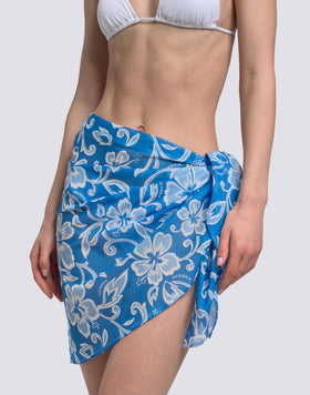 PAREO IN VOILE DI COTONE CON STAMPA SK23