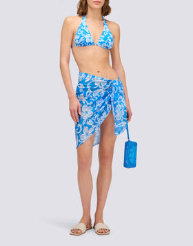 PAREO DE VOILE DE ALGODÓN CON ESTAMPADO SK23