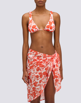 PATCHY FLOWERS PRINT SARONG