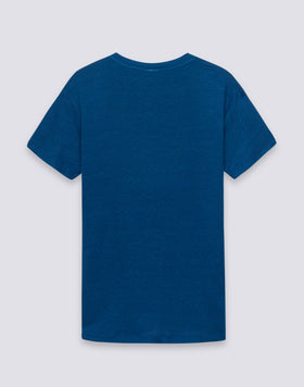 T-SHIRT FEMME À MANCHES COURTES EN LIN