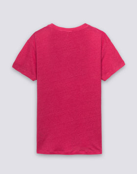 T-SHIRT À DEMI-MANCHES EN LIN