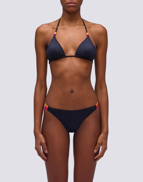 JENNIFER HAUT EN TRIANGLE ET SLIP FIXE ARC-EN-CIEL