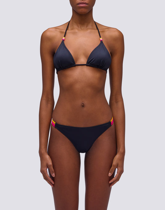 JENNIFER HAUT EN TRIANGLE ET SLIP FIXE ARC-EN-CIEL