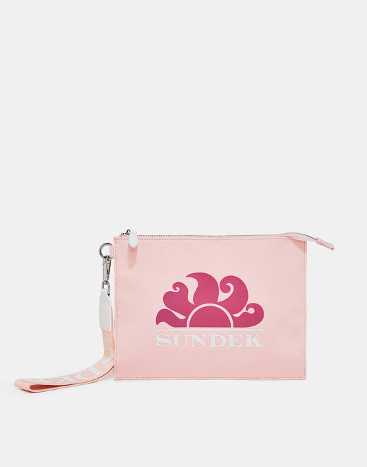 POCHETTE CLUTCH EN TOILE