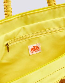 VITA - WOVEN STRAW BAG WITH EMBROIDERED LOGO