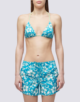 COAST - REPREVE® SWIMMING SHORTS WITH SK23 HIBISCUS PRINT