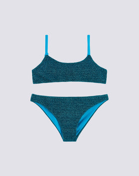 BIKINI WITH BANDEAU TOP AND STANDARD BRIEFS