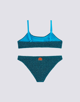 BIKINI WITH BANDEAU TOP AND STANDARD BRIEFS