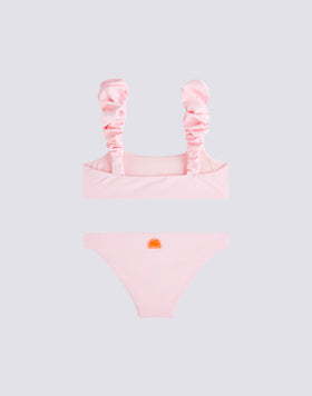 BIKINI TOP CON ROUCHES E SLIP FISSO