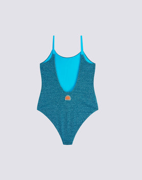 BAÑADOR DE UNA PIEZA DE LUREX PARA NIÑA