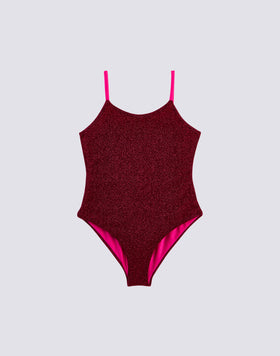 MAILLOT DE BAIN ENTIER FILLE EN LUREX
