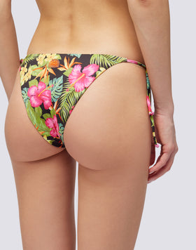 ANITA - SLIP CON FIANCHI REGOLABILI STAMPA TROPICANA
